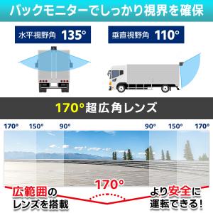 トラック バックカメラ モニター セット バッ...の詳細画像3