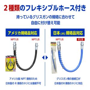 グリスガン グリースガン ノズル カプラー ホ...の詳細画像5