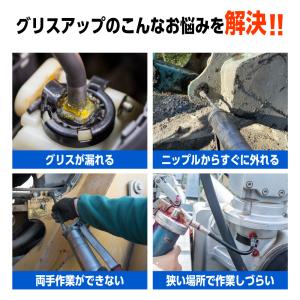グリスガン グリースガン ノズル カプラー ホ...の詳細画像1