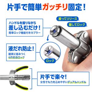 グリスガン グリースガン ノズル カプラー ホ...の詳細画像3