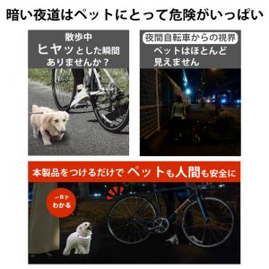 首輪 光る led ライト 犬 レインボー 夜...の詳細画像5