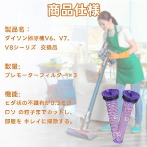 【互換品】ダイソン Dyson掃除機用フィルタ...の詳細画像1