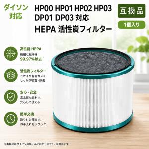 【互換品】ダイソン 空気清浄機用フィルター Dyson HP03 HP02 HP01 HP00 DP03 DP01 交換用フィルター  972425-01 一体型フィルター 脱臭 HEPAフィルター 1個入り｜ベスター本舗