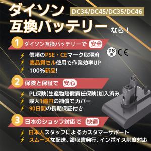 【互換品】ダイソン掃除機互換バッテリー dc3...の詳細画像2