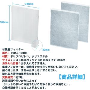 【互換品】PMAC-100HF 集塵フィルター...の詳細画像2