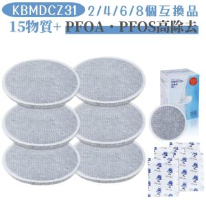 マイクロディスクカートリッジ KBMDCZ31 交換用浄水フィルター 互換品 時短浄水 カラフェ型浄水器 フィルター PFOA PFOS高除去 2枚/4枚/6枚/8枚入り 爆買