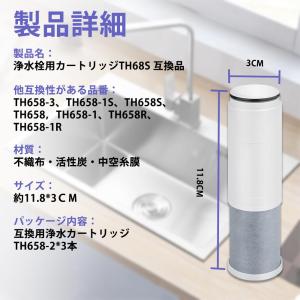 TH658-1S 交換用浄水器カートリッジ 蛇...の詳細画像1