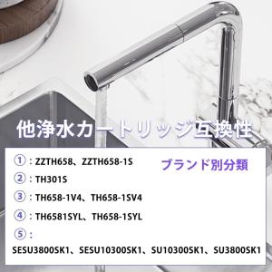 TH658-1S 浄水カートリッジ 交換用カー...の詳細画像4