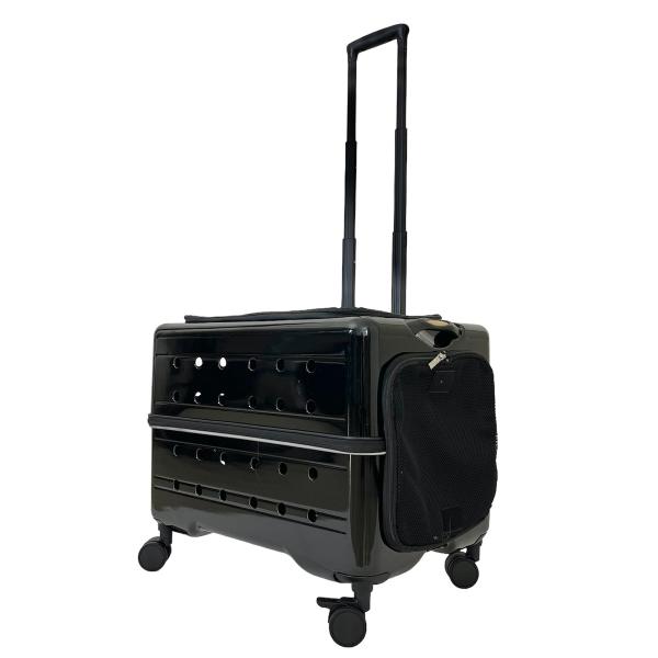 ペットキャリー ペットケース スーツケース仕様 Vehicle-L(ビークル・エル) ブラック 黒