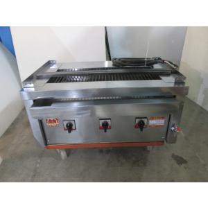 ヒゴグリラー 万能タイプ 卓上型 グリラー 電気式 3P-212C 三相200V 営業所止め(1106BT)7BE-14