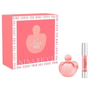 ニナリッチ ニナ ローズ 2P コフレ セット EDT50ml＋リップスティック NINA RICCI｜bestbuy