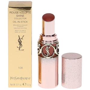 イヴサンローラン ルージュ ヴォリュプテ シャイン #108 モーヴ バンバーラ  イブサンローラン YVES SAINT LAURENT