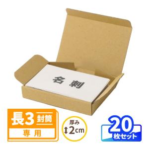 アースダンボール ダンボール 段ボール箱 小型 名刺サイズ 発送 100枚