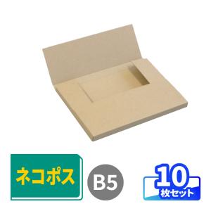 ネコポス ダンボール 段ボール箱 2.5cm B5  10枚 (0123)｜bestcarton-shop