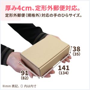定形外郵便 箱 ダンボール ダンボール箱 小型...の詳細画像1