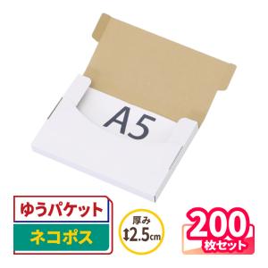 アースダンボール ネコポス 箱 3cm A5 発送 100枚 ｜227×158×25mm