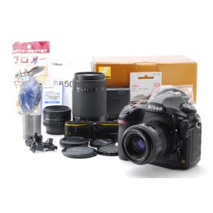 【良品】Nikon ニコン D850 トリプルレンズセット SD(32GB)カード、おまけ付 デジタル一眼レフカメラ｜bestchoices