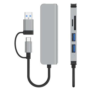 USBハブ Type-Cハブ 両用 5in1 ...の詳細画像3
