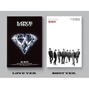 2verSET (韓国盤) EXO Love Shot EXO Vlo.5 Repackage LOVE Ver/SHOT Ver CDの商品画像