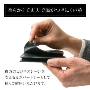 名刺入れ メンズ ブランド 本革 オイルレザー...の詳細画像5