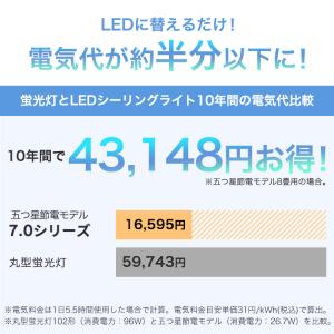シーリングライト led 8畳 調光 省エネ ...の詳細画像2