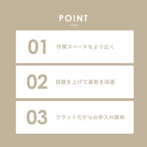 モニター台 卓上 棚付き 収納付き 木目調 黒...の詳細画像3