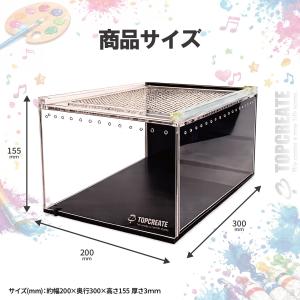 アクリルケージ TOP-S2BL(ブラック)T...の詳細画像1
