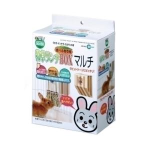 牧草ランチBOXマルチ MR-612 MARUKAN(マルカン) 小動物 エサ フード 牧草入れ うさぎ デグー モルモット｜bestfactoryshopping2