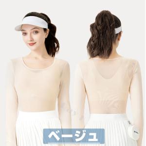 ゴルフ インナーシャツ レディース 接触冷感 ...の詳細画像2