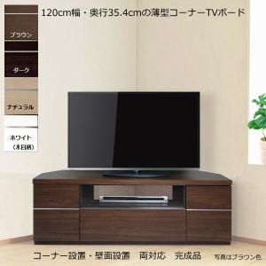 薄型 コーナー テレビ台 120センチ幅 50V型対応 SG-120