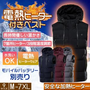 ゼノア ヒートベストPro キット Mサイズ ブルー ベストと電熱パットの2