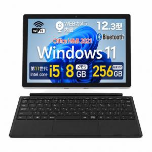 Surface Pro7＋ タブレットPC 12.3型 タッチパネル Corei5 WEBカメラ 高速SSD 256GB Windows11 MS Office H&B 2021 キーボード付属 SurfacePro7-11i5-8-U256