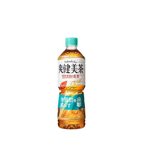 +10％ポイント コカ・コーラ社製品 爽健美茶 健康素材の麦茶 600mlPET 24本入り 1ケー...