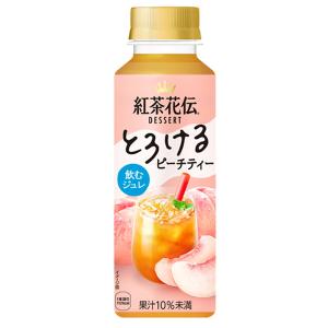 +10％ポイント コカ・コーラ社製品 紅茶花伝 デザート とろけるピーチティー 265ml PET 1ケース 24本｜bestone1