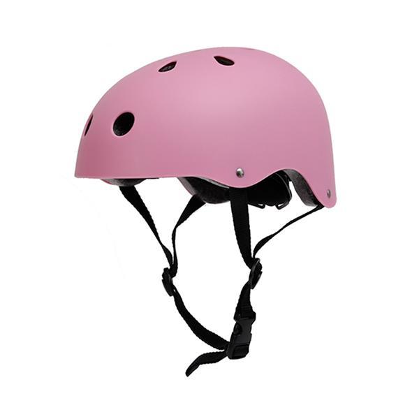 ヘルメット 自転車 軽量 ピンク L キッズ ジュニア アウトドア ダイヤル調節 かわいい おしゃれ...
