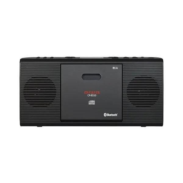 アイワ CR-BS50B ブラック Bluetooth対応 CDラジオ AIWA