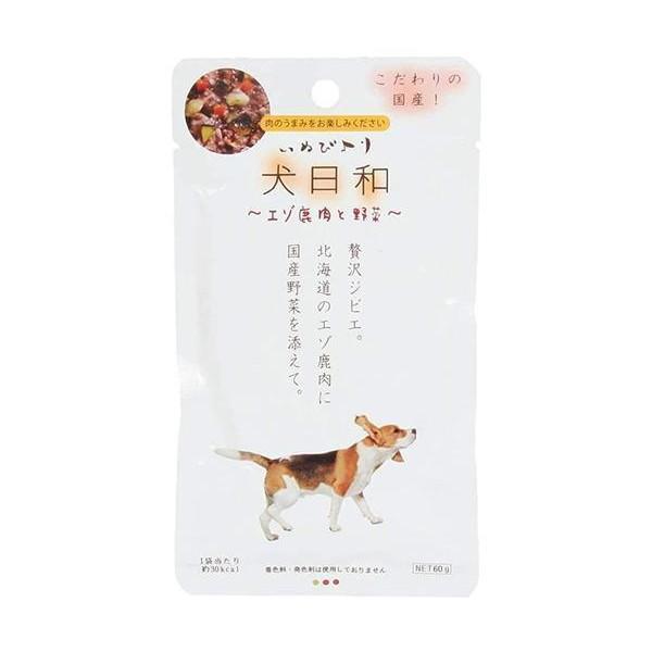 わんわん 犬日和 レトルト ジビエ 鹿肉と野菜 60g