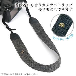 カメラストラップ ショルダーストラップ グレー...の詳細画像2