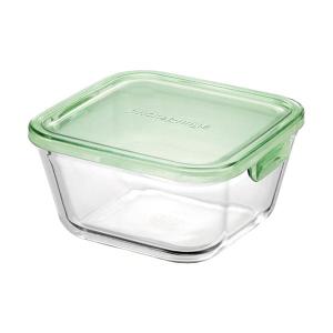 イワキ(iwaki) パック＆レンジ グリーン 角型 800ml KC3247N-G ( 1個入