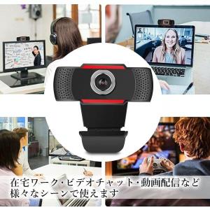 ウェブカメラ Webカメラ マイク内蔵 マイク...の詳細画像5