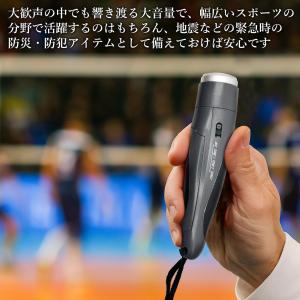 電子ホイッスル サッカー 熊除けホイッスル 笛...の詳細画像2