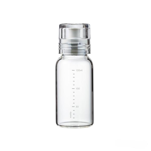 ハリオ DBSN-150-PGR ペールグレー ドレッシングボトルスリム 150ml 熱湯使用可能 ...
