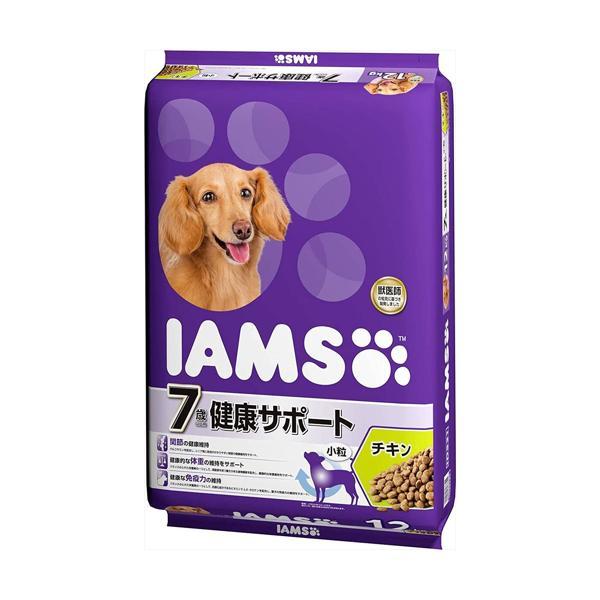 アイムス 7歳以上用 健康サポート チキン 小粒 12kg ドッグフード IAMS