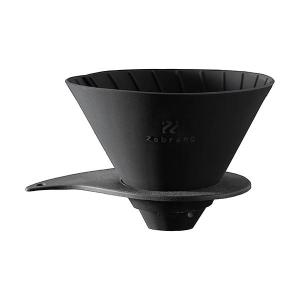 ゼブラン ZB-VDFP-02B V60フラットドリッパー 02 PLUS アウトドア キャンプ コーヒー1〜4杯分用 ドリッパー Zebrang