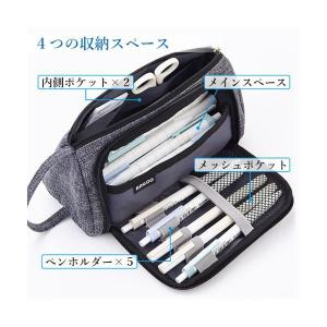 ペンケース おしゃれ 大容量 筆箱 化粧ポーチ...の詳細画像5