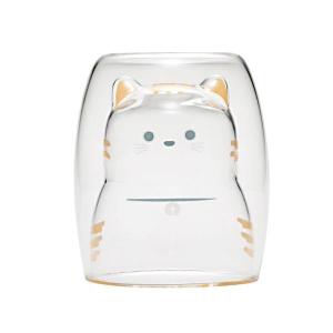 シービージャパン 耐熱ネコグラス トラ 270ml 結露しにくい 耐熱グラス CB JAPAN