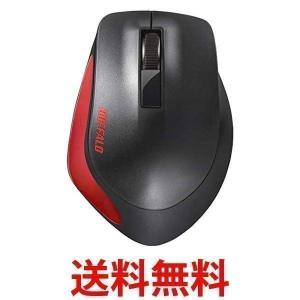 バッファロー BSMBW300MRD レッド 無線BlueLED 3ボタンプレミアムフィットマウス