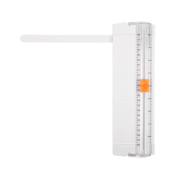 ペーパーカッター 裁断機  小型 A5サイズ裁断機(A4短辺カット可) コンパクト スライドカッター...