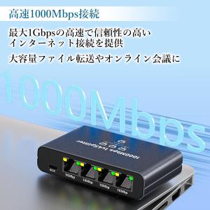 LAN 分配器 LAN ケーブル 分岐 100...の詳細画像3
