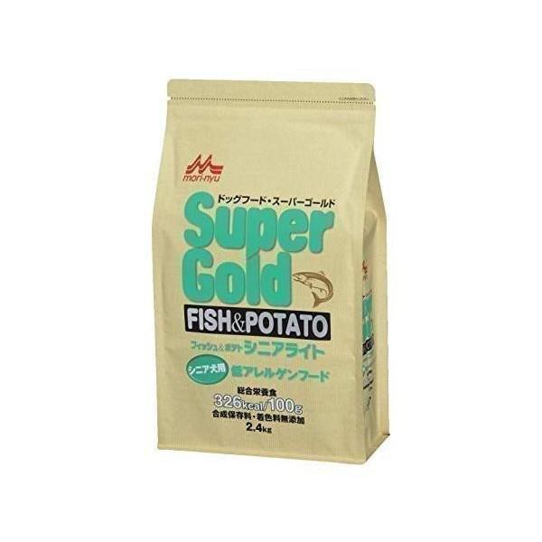 森乳サンワールド スーパーゴールド フィッシュアンドポテト シニアライト 犬用 2.4kg